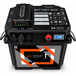 Nemaxx® Bb210 Boîtier Batterie Coffre De Batterie 12v Avec Chargeur Dc-dc 25a,3x 12v,2x Dual Usb/qc3.0,6x 50a Anderson,connexion 175a,voltmètre,entrée Solaire Et Alternateur – Pour Solaire,bateau