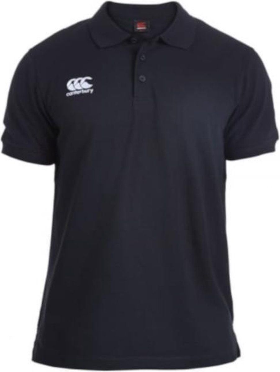 Canterbury Waimak Poloshirt Heren Zwart Polyester - 5051595944397