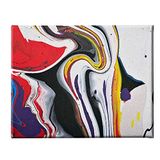 Homemania Wandfoto, abstract, voor woonkamer, slaapkamer, meerkleurig, 45 x 3 x 70 cm, HM20KNV45 x 70 – 8, polyester, hout