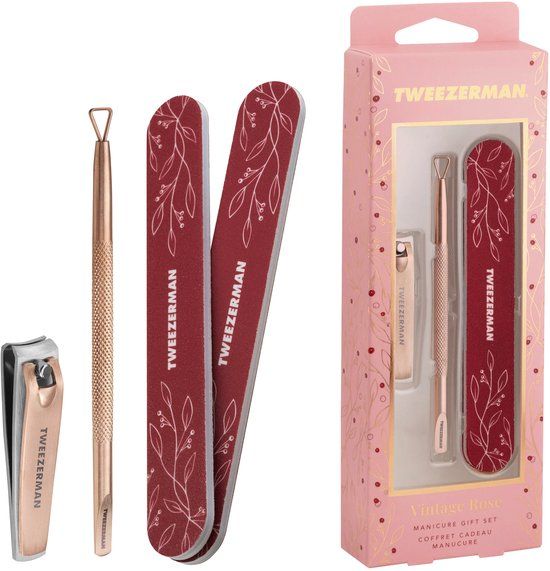 Tweezerman Vintage Rose Manicure Gift Set