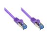 Alcasa Cat6a 5m S/FTP (S-STP) Violet Netwerkkabel