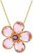 Swarovski Florere 5657875 Ketting Goudkleur Roze Zirkonia