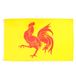 AZ FLAG Vlag Wallonië 90 x 60 cm Waalse Vlag Polyester 100D 2 Oogjes