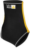Myfit Footies Protège-chevilles coupe haute 2 mm noir EU 34-37