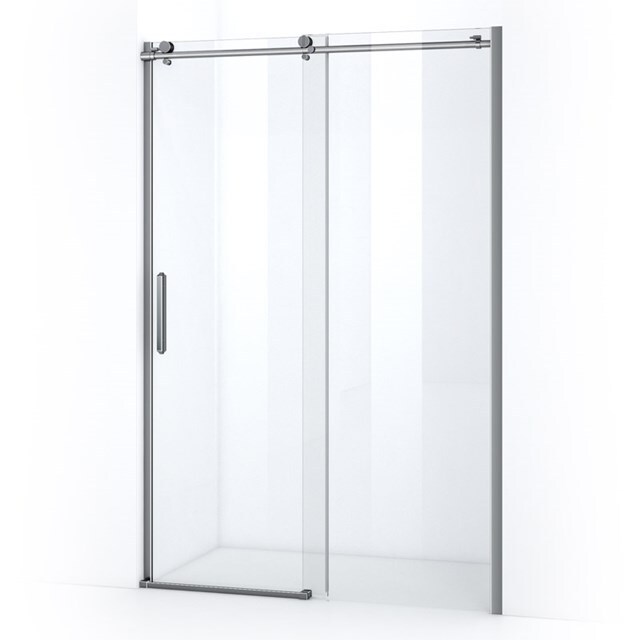 Maxaro Douchewand met Schuifdeur Crystal Allure 140cm Rond Rollersysteem