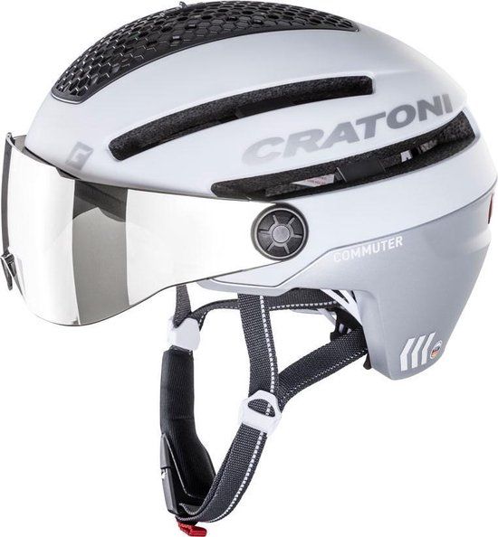 Cratoni Commuter Fietshelm - M/L (58-61cm) - Wit - Speed Pedelec - NTA 8776