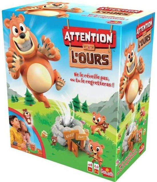 Goliath Jeu Attention à l'ours - Gezelschapsspel Berenstreken - Franse uitvoering