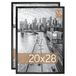MCS Trendsetter Posterlijst, 20 x 28 cm, hoogglans, verticale en horizontale wandmontage, grote fotolijst voor foto's, posters en kunstdrukken (set van 2 stuks)