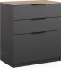 Vicco Betti Dressoir – 50 x 90 cm Antraciet/Sonoma
