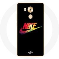 Nike Etui voor Huawei Mate 8 Nike Logo Kleur zwarte achtergrond Maniacase