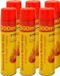 B-Camping Briquet gaz - 6x - 300 ml - bouteille de gaz butane - recharge - pour réchauds/briquets