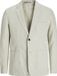 JACK&JONES JPRCCARON Blazer Heren Zilveren Voering Katoen Linnen Slim Fit
