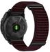 By Qubix Qubix - Nylon Sport Loop bandje - 26mm Quickfit - Aubergine - Geschikt voor Garmin Instinct 3 - 50mm