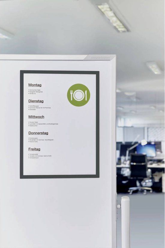 Magnetoplan Magnetisch Frame Magnetofix - DIN A3 - Grijs - 5 Stuks