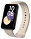 Wigento Honor Band 9 TPU horlogeband beige met zwarte sluiting