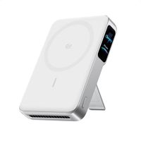 Anker MagGo Powerbank 2 Pro, Qi2.2 25W 10000mAh MagSafe Powerbank | Batterie externe sans fil avec ventilateur actif, puissance de charge jusqu'à 45 W, écran intelligent et support