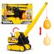 Tonka Steel Sloopkogel, duurzame constructie van echt staal, geel sloopspeelgoed met realistische werking, vanaf 3 jaar, voor jongens en meisjes, ideaal voor kinderen en peuters, Basic Fun