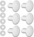 Allecto - Roue en plastique Vis - Pièces de rechange - Blanc - Accessoires pour robot de piscine - Convient pour Polaris 180/280 - C55 C-55