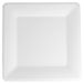 50 Bionic 50 stuks - vierkante borden 'Bionic' 26,2 x 26,2 x 1,9 cm, wit