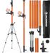 JACKMEND Laserstatief tot 5.5M – Plafondstatief voor Kruislasers – Inclusief Opbergtas – 5/8 Inch Schroefdraad