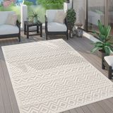 Paco Home Vloerkleed Tapijt Voor Binnen En Buiten Terras Keuken Scandinavisch Eenkleurig 200x280 cm
