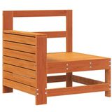 VidaXL Tuinbank Hout Bruin met Rugsteun en Armsteun 69x62x70.5 cm