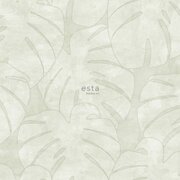 Esta Home behang monstera bladeren beige - 139002