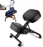 Himimi® Ergonomische kniestoel, verstelbare kniekruk, houdingscorrectiestoel, orthopedische kniestoel voor thuis en op kantoor