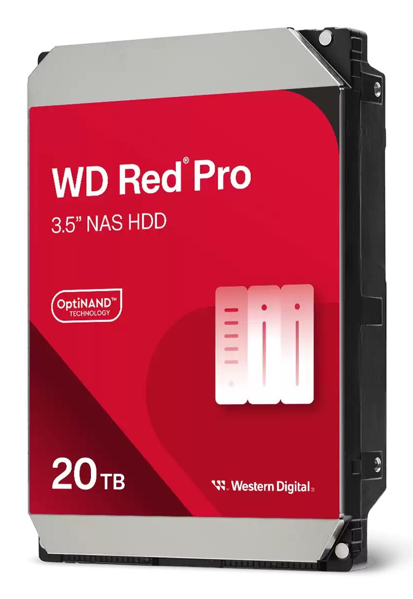 Western Digital Red Pro WD202KFGX 20TB 7200 RPM 512MB SATA III 3.5" NAS HDD