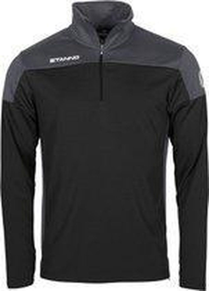 Stanno Pride 1/4 Zip Sporttrui Kinderen - Zwart - Maat 164