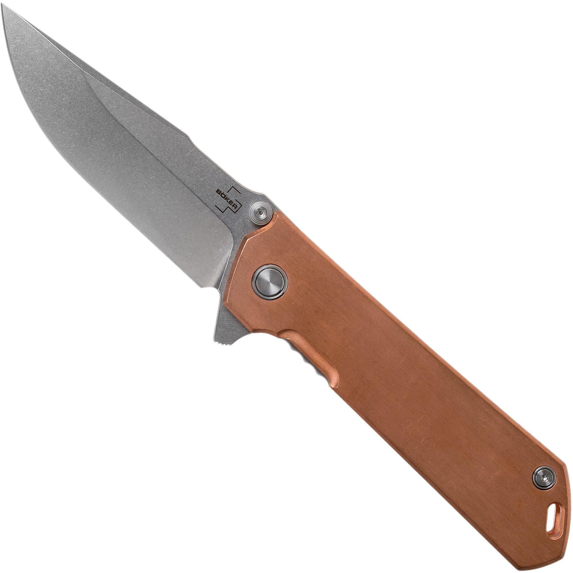 Böker Plus Kihon Assisted Copper 01BO165 zakmes
