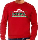 Bellatio Decorations Foute Kersttrui voor heren - Ik heb last van DOIKG - rood - hilarisch XL