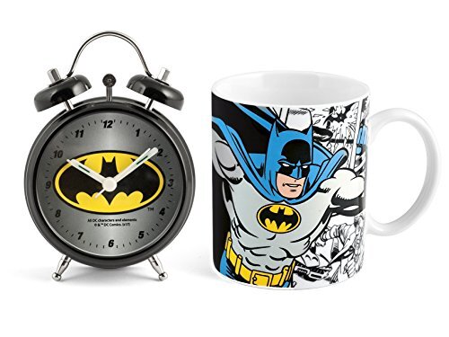 Home Batman Set wekker Mug, porselein, zwart, 2 stuks