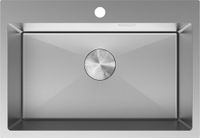 Mexen Solix évier en acier 1 cuve 650 x 450, RVS, Inox
