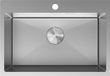 Mexen Solix évier en acier 1 cuve 650 x 450, RVS, Inox