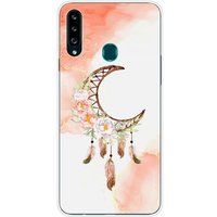 Samsung Galaxy A20s Dreamcatcher Lune Bedrukt Siliconen Hoesje