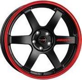 BORBET DESIGN DB8GT2 noir mat jante rouge 8.5Jx19 5x114.3 ET40