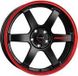 BORBET DESIGN DB8GT2 noir mat jante rouge 8.5Jx19 5x114.3 ET40