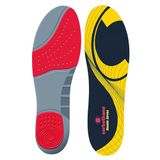 SORBOTHANE Double Strike inlegzolen voor mannen en vrouwen, antibacteriële schokabsorptie en hielondersteuning inlegzolen, maat 11-12,5 UK, 46-47 EU, geel