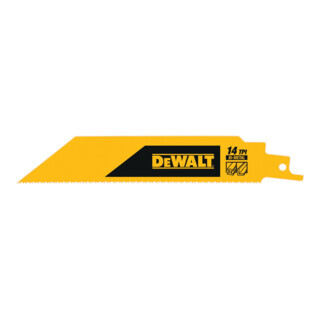 DEWALT DEWALT Zaagblad BIM 1Z Metaal 304mm 14TPI Aantal:5