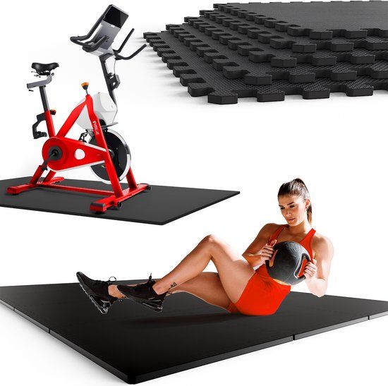 AWEMOZ Fitness Puzzelmat - 6 Stuks - 60 x 60 x 1.2cm - Anti-slip