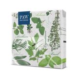 PAW - Papieren Servetten 3-laags (33 x 33 cm) I 20 Stuks I Perfect voor Verjaardagen, Feesten, Bruiloften, Communie en Vieringen I Tafeldecoratie, Kleurrijke Papieren Servetten I Kruidige Smaak