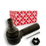 febi bilstein 12975 spoor- / stuurstangeindstuk met kroonmoer en splint, 1 stuk