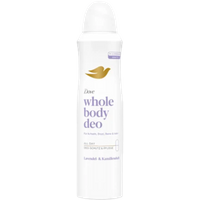 Dove Men + Care Whole Body Deo, Vrouwen, Antitranspirant, Spray, 150 ml, Kamille, Lavendel