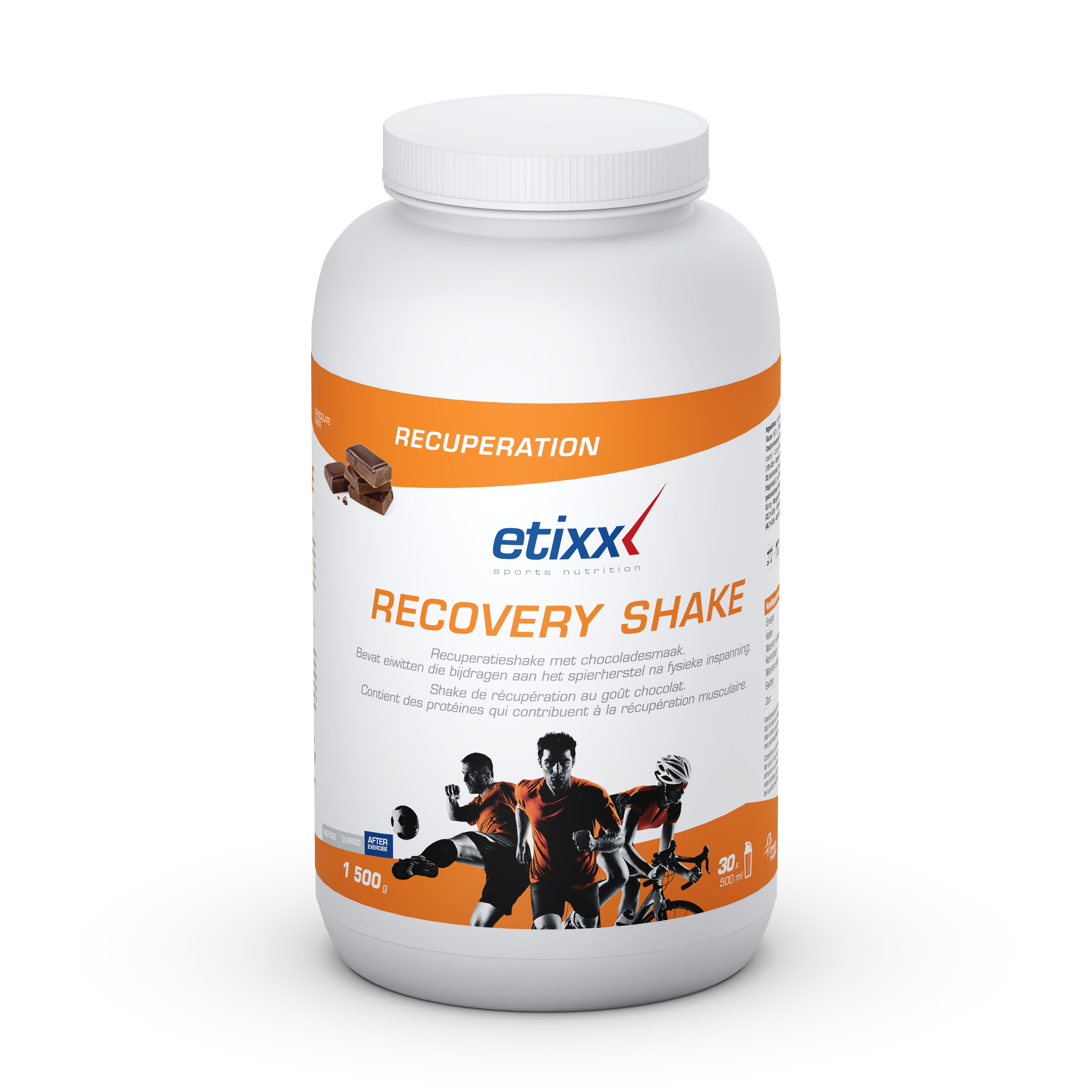 Etixx Recovery shake chocolade 1500 G