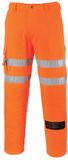 Portwest Spoorweg Combat Broek RT46 - Oranje Lang - XL