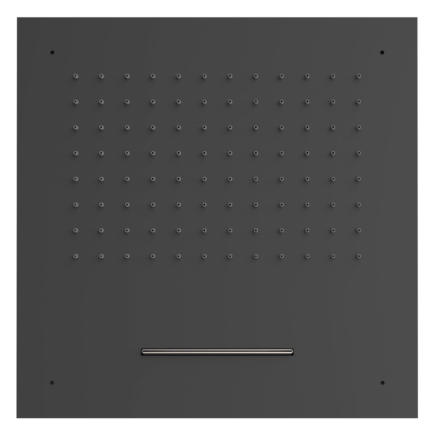 Tres Hoofddouche tres plafond met waterval 50x50 cm mat zwart - 8429546479958