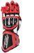 RST Motorhandschoenen Tractech Evo 4 Leer Handschoenen Rood/Wit/Zwart Maat XXL