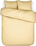 ESSENZA Minte Dekbedovertrek Yellow straw - Tweepersoons - 200x200/220 cm - Katoensatijn