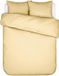 ESSENZA Minte Dekbedovertrek Yellow straw - Tweepersoons - 200x200/220 cm - Katoensatijn